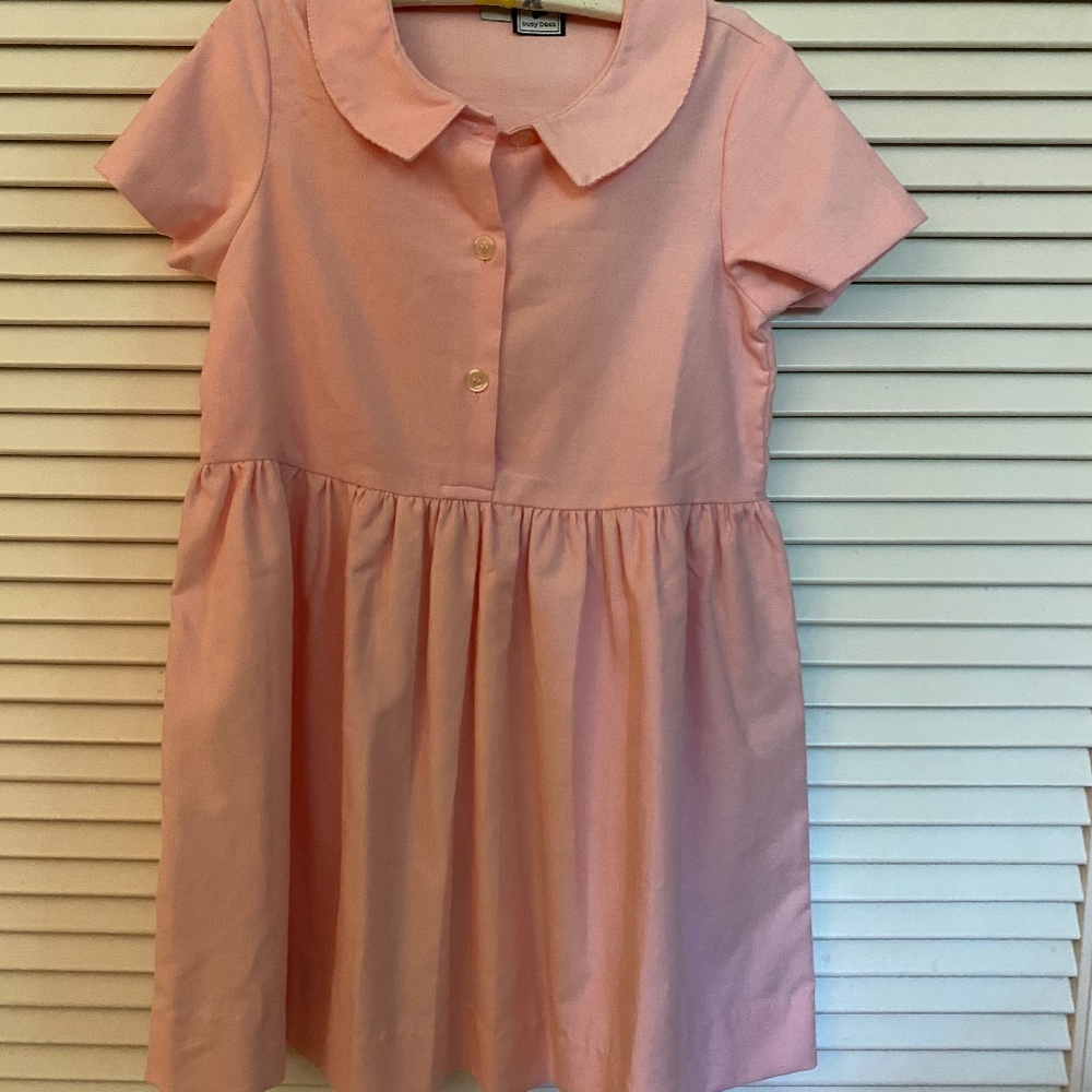 Light Pink Micro-cord Dress 6Y